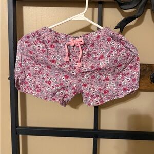 GAP Kids Pink and Gray Floral Shorts